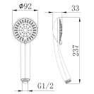 Doccetta Polly 5 Getti Idrobric