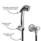 Duplex Doccia Kelly Cromato - Idrobric