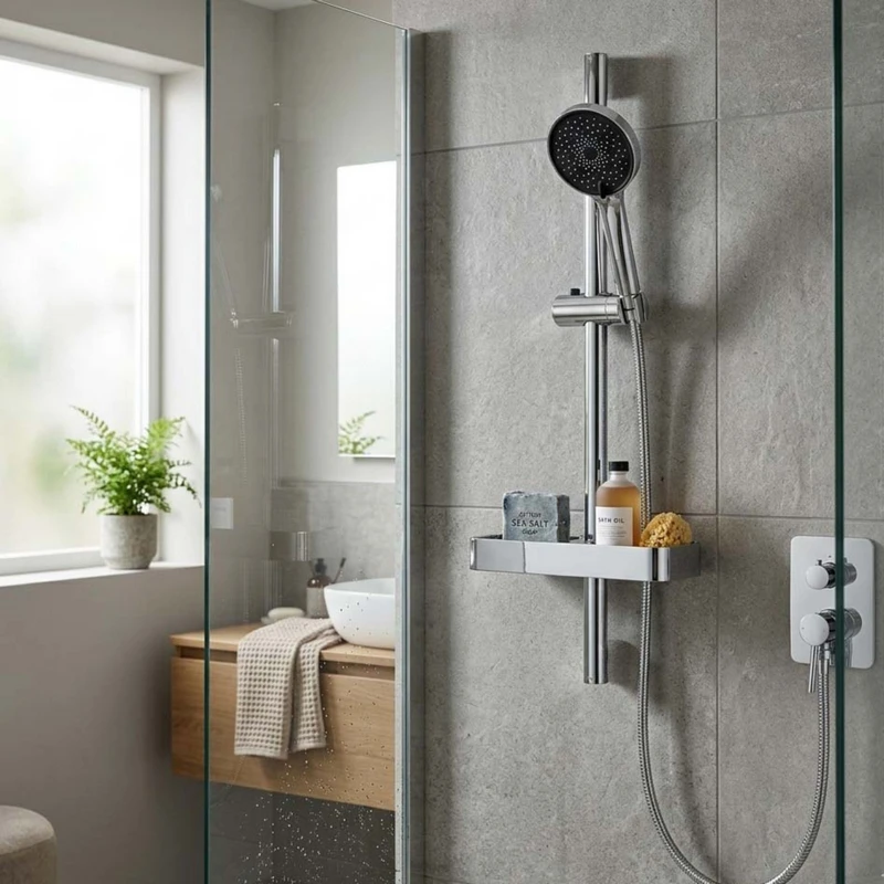 Saliscendi Doccia Lift Cromato Idrobric