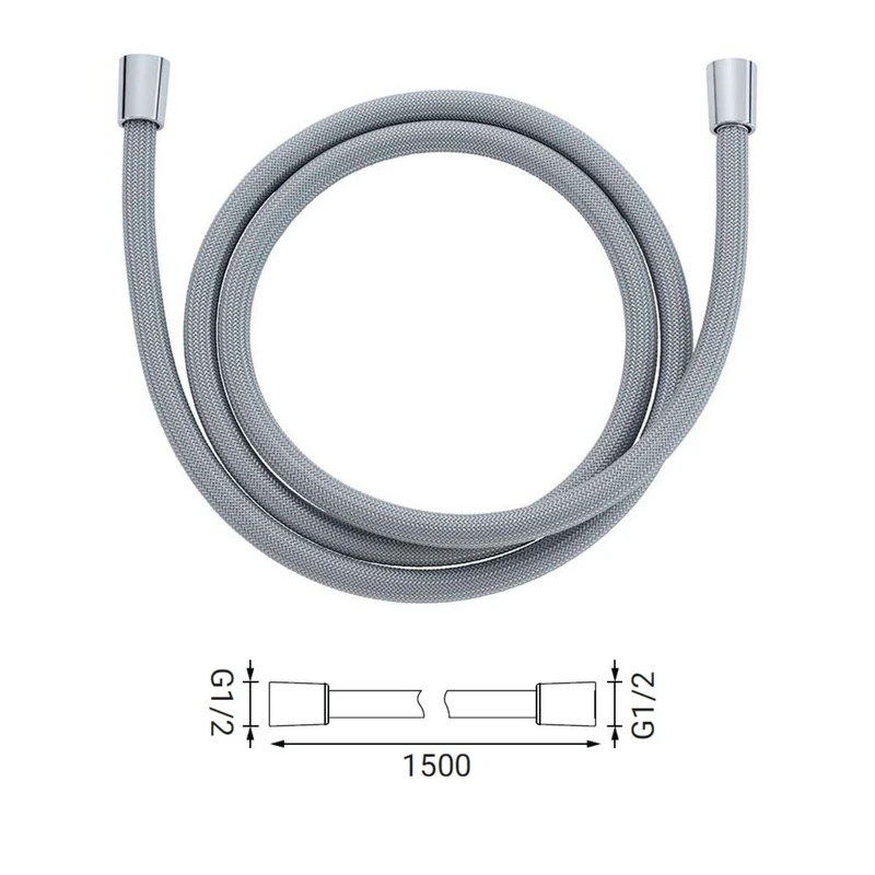 Flessibile Doccia Chromalux® Zero 150 cm Idrobric