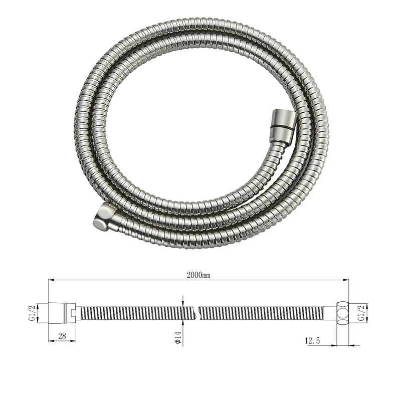 Flessibile Doccia 200 cm Idrobric