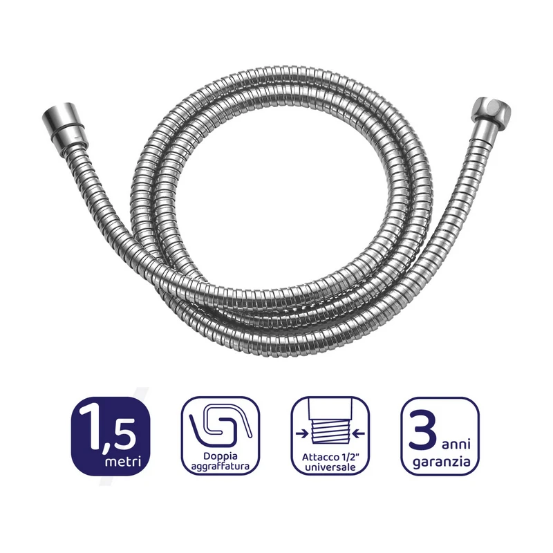 Flessibile Doccia Ø14 mm 150 cm Idrobric