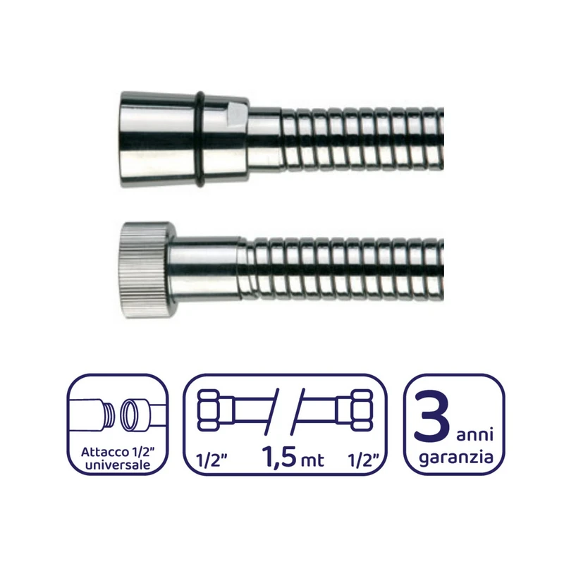 Flessibile Doccia 150 cm Idrobric