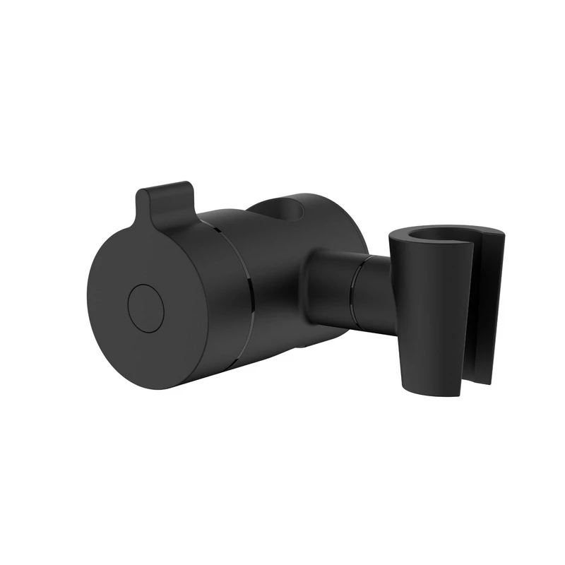 Supporto Scorrevole Asta Ø22-25 Nero Opaco Idrobric