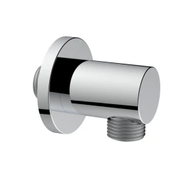 Curva Presa Acqua Tonda in Ottone Cromato Idrobric