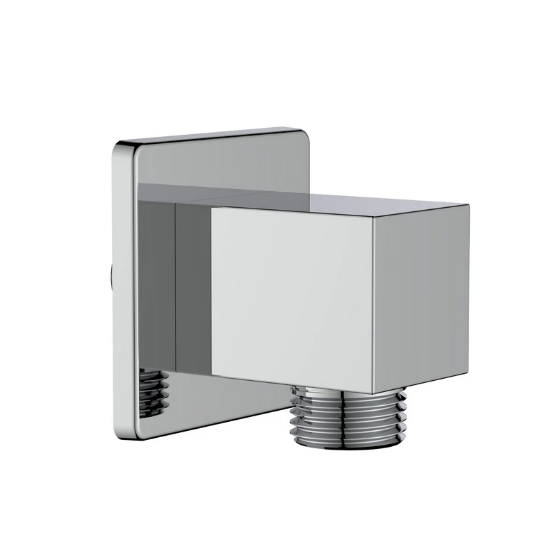 Curva Presa Acqua Quadra Cromata - Idrobric