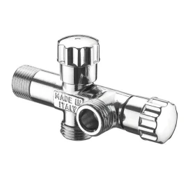 Rubinetto Sottolavabo Doppio Idrobric 1/2"