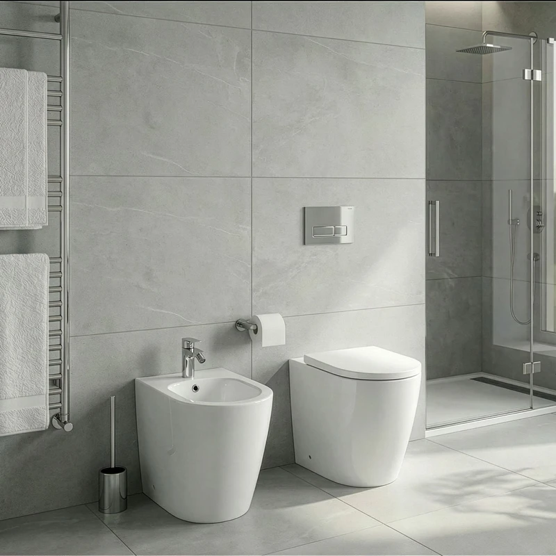 Vaso WC Cortina Rimless Bianco Idrobric