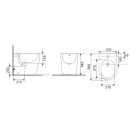 Bidet Cortina Filo Muro Bianco - Idrobric