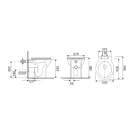 Vaso WC Garda Rimless Bianco - Idrobric