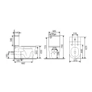 Vaso WC Nairobi Rimless Idrobric - Bianco con Sedile