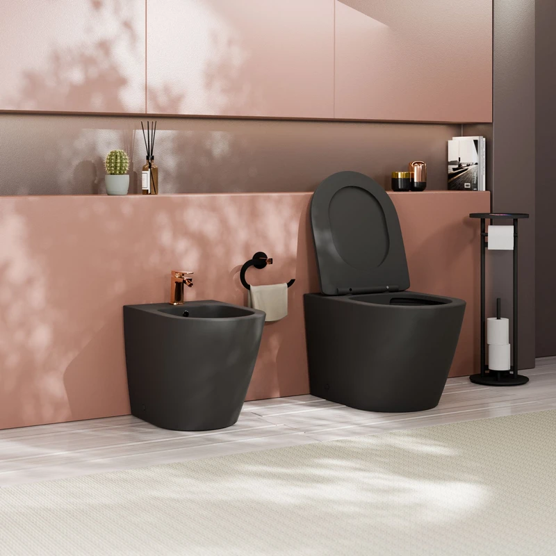Vaso WC Nairobi Nero Opaco - Idrobric