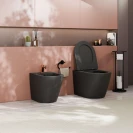 Vaso WC Nairobi Nero Opaco - Idrobric