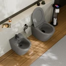 Sedile WC Nairobi Grigio Opaco - Idrobric
