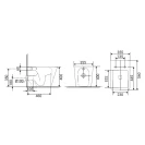 Vaso WC Derby Rimless Quadrato - Idrobric