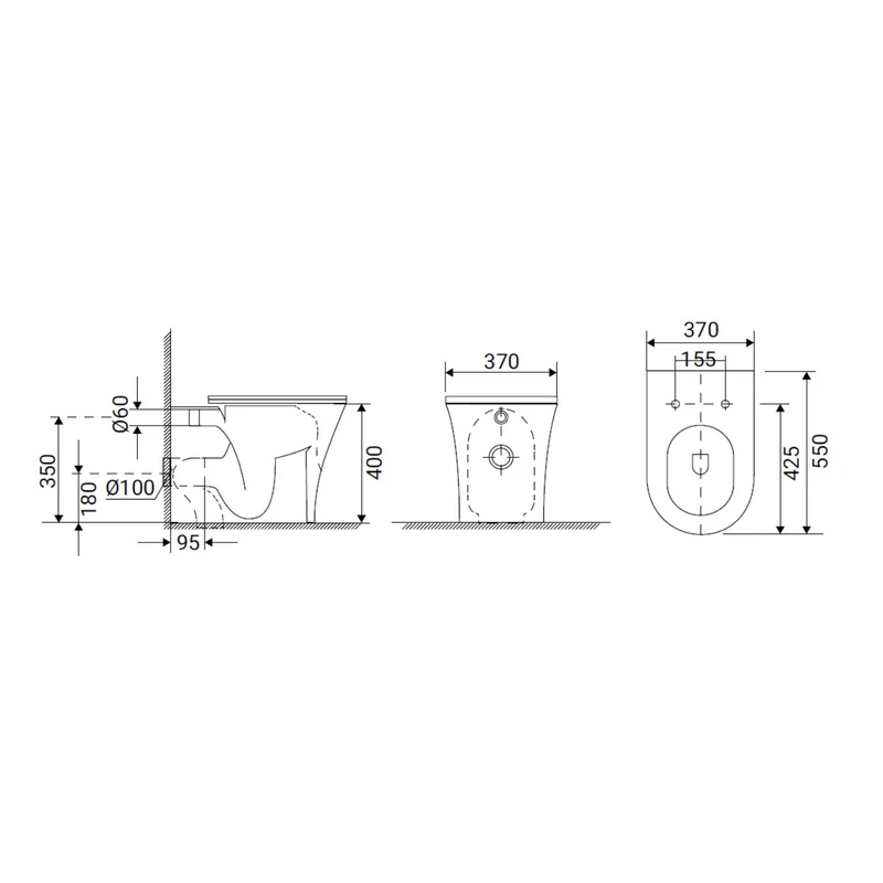 Vaso WC Agorà Rimless - Idrobric
