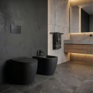 Bidet Strong Nero Satinato Idrobric