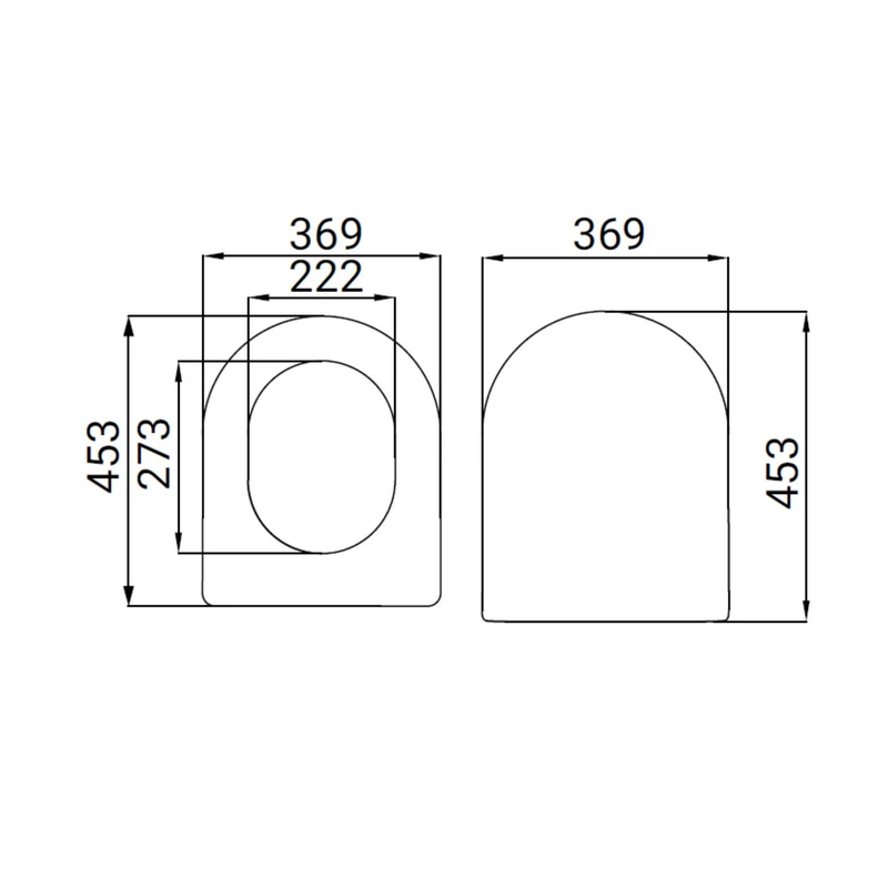 Sedile WC Strong Idrobric Bianco Opaco