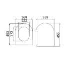 Sedile WC Strong Idrobric Bianco Opaco