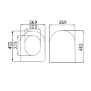 Sedile WC Strong Idrobric Nero Opaco