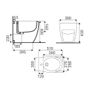 Bidet Egg a Terra Bianco Lucido - Idrobric
