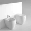 Sedile WC Egg Idrobric Bianco Lucido