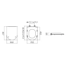 Sedile WC Spike Idrobric Termoindurente Soft Close