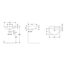 Lavabo Colibrì 65 cm Idrobric