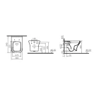 Vaso WC Mia Square Sospeso Idrobric