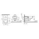 Vaso WC Sospeso Conforma Idrobric