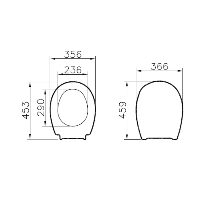 Sedile WC Conforma Duroplast - Idrobric