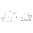 Vaso WC per Disabili Idrobric