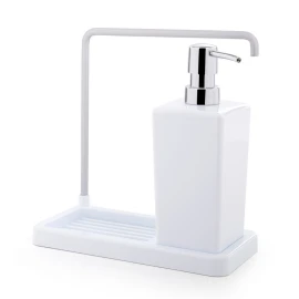 Dispenser Sapone con Porta Spugna Aquasanit