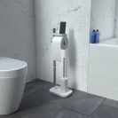 Piantana Bagno Jacky Quadrata Bianca Aquasanit