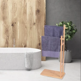 Piantana Bagno 2 Bracci Serie Bambù Aquasanit
