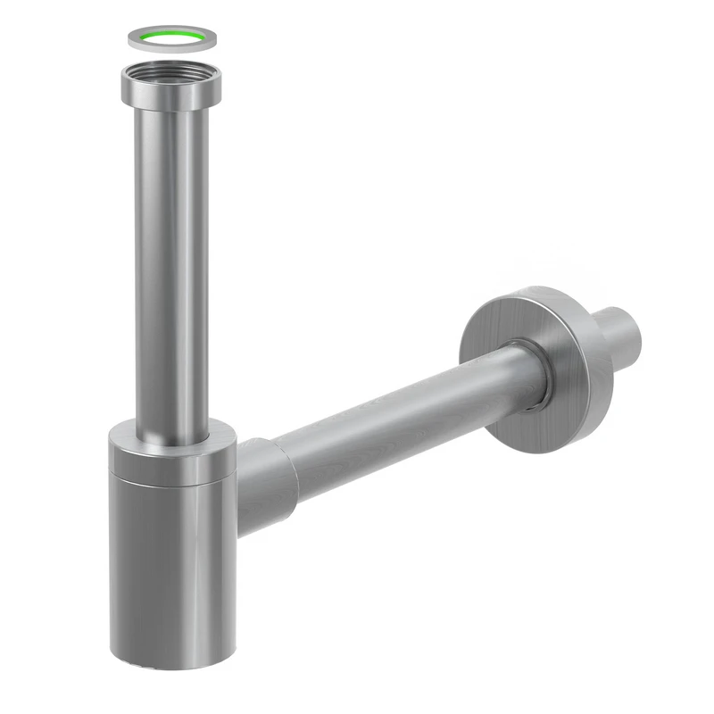 Sifone d'Arredo Acciaio Inox 304 Aquasanit