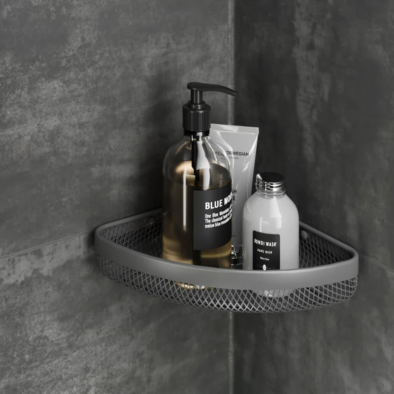 Mensola Doccia Angolare Harmony Gun Metal - Aquasanit