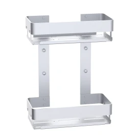 Mensola Doccia Rettangolare Doppia Balance Silver Aquasanit