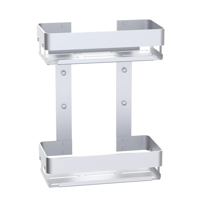 Mensola Doccia Rettangolare Doppia Balance Silver Aquasanit