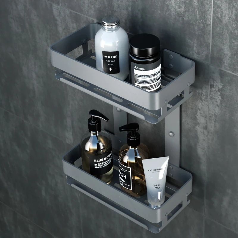 Mensola Doccia Balance Gun Metal Aquasanit