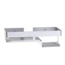 Mensola Doccia Rettangolare Balance Silver Aquasanit