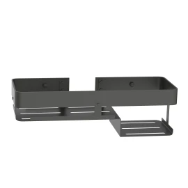 Mensola Doccia Rettangolare Balance Gun Metal - Aquasanit