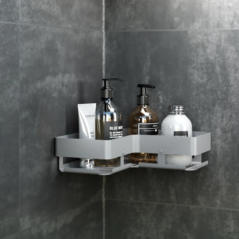 Mensola Doccia Angolare Balance Silver Aquasanit
