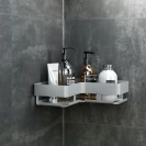 Mensola Doccia Angolare Balance Silver Aquasanit