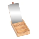 Organizer Bagno Rettangolare Serie Bambù Aquasanit