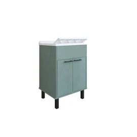 Mobile lavatoio in PVC Smeraldo 60x50 cm | Idroclic