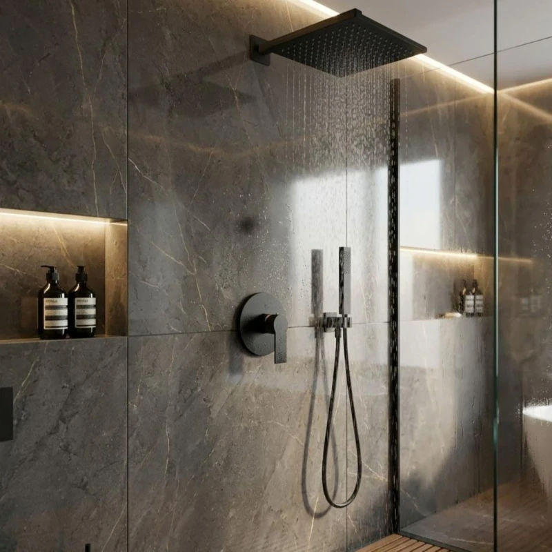 Miscelatore Fold Nero Opaco Aquasanit