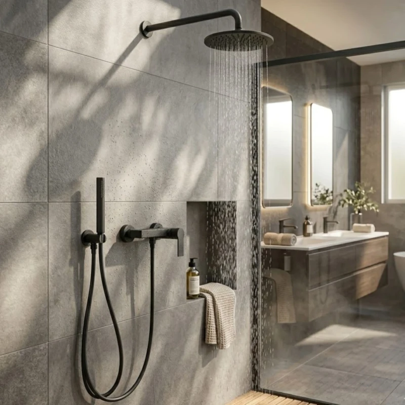 Miscelatore Monocomando Fold Nero Opaco Aquasanit