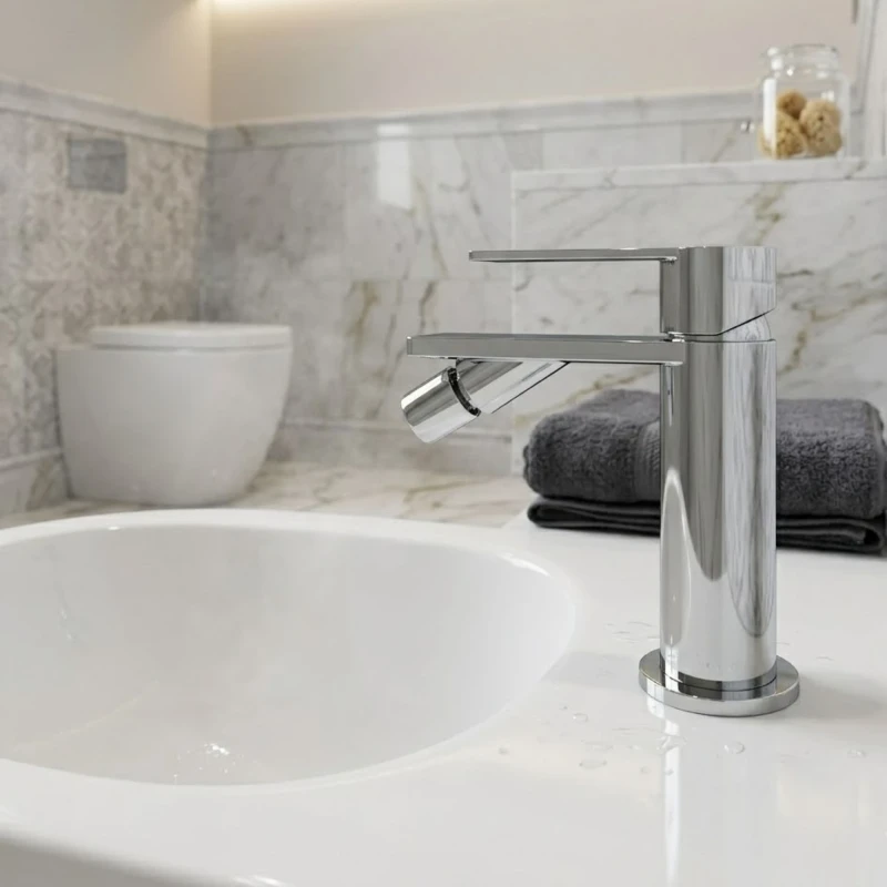 Miscelatore Monocomando Bidet Fold Cromato Aquasanit