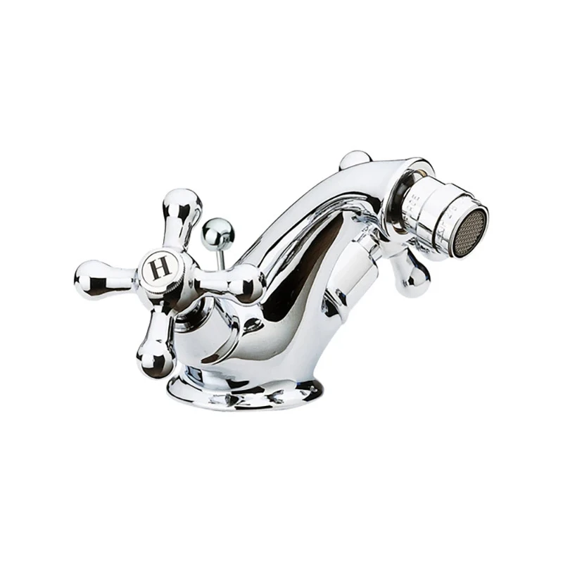Rubinetto bidet Liberty cromato con vitoni ceramici | Remer